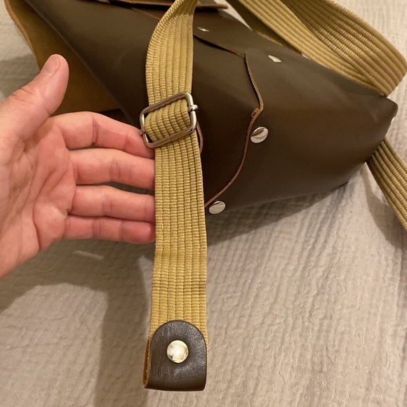 FACHA BEAUTIFUL BROWN ARGENTINA BRAND LEATHER BACKPACK. main image 9